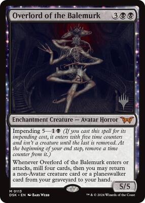 Overlord of the Balemurk card from Promo Pack: Duskmourn: House of Horror