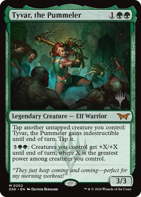 Tyvar, the Pummeler card from Promo Pack: Duskmourn: House of Horror