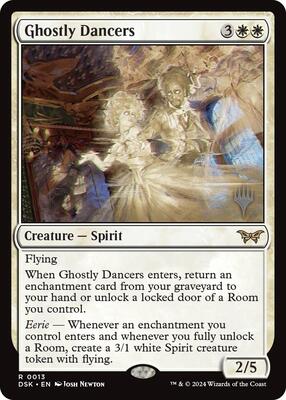 Ghostly Dancers card from Promo Pack: Duskmourn: House of Horror