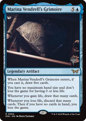 Marina Vendrell's Grimoire card from Promo Pack: Duskmourn: House of Horror