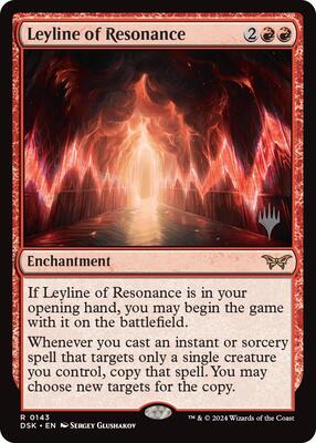 Leyline of Resonance card from Promo Pack: Duskmourn: House of Horror