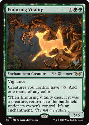 Enduring Vitality card from Promo Pack: Duskmourn: House of Horror
