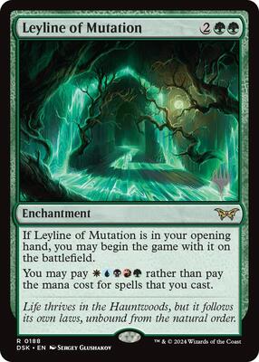 Leyline of Mutation card from Promo Pack: Duskmourn: House of Horror