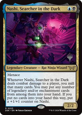 Nashi, Searcher in the Dark card from Promo Pack: Duskmourn: House of Horror