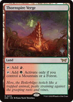 Thornspire Verge card from Promo Pack: Duskmourn: House of Horror