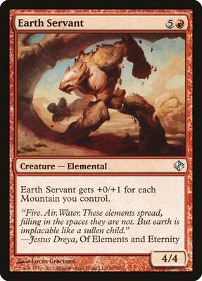 Earth Servant card from Duel Decks: Venser vs. Koth