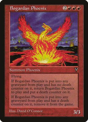 Bogardan Phoenix card from Visions
