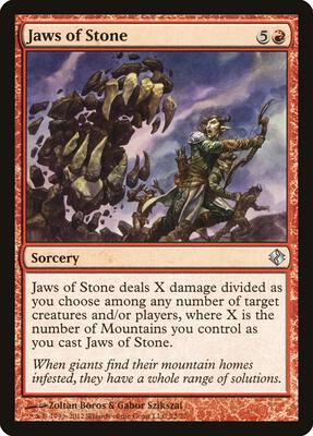 Jaws of Stone card from Duel Decks: Venser vs. Koth