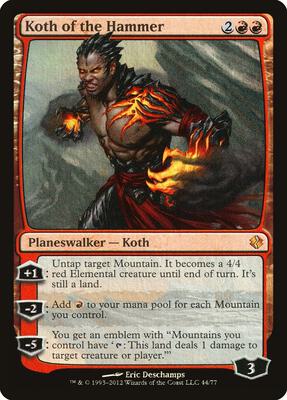 Koth of the Hammer card from Duel Decks: Venser vs. Koth