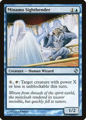 Minamo Sightbender card from Duel Decks: Venser vs. Koth