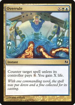 Overrule card from Duel Decks: Venser vs. Koth