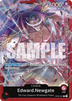 Edward.Newgate (OP02-001) card from Starter Deck 15: RED Edward.Newgate