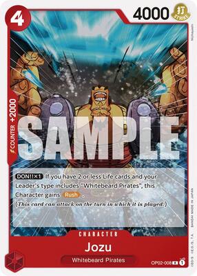 Jozu card from Starter Deck 15: RED Edward.Newgate
