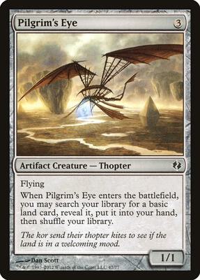 Pilgrim's Eye card from Duel Decks: Venser vs. Koth