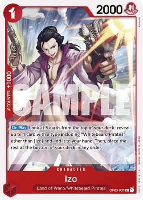 Izo card from Starter Deck 15: RED Edward.Newgate