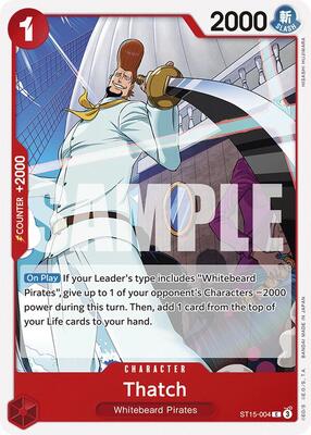 Thatch card from Starter Deck 15: RED Edward.Newgate