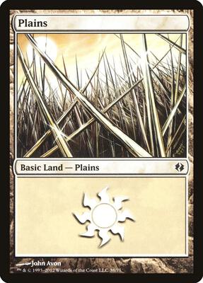 Plains (38) card from Duel Decks: Venser vs. Koth