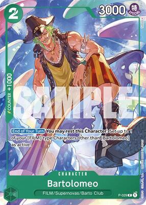 Bartolomeo card from Starter Deck 16: GREEN Uta