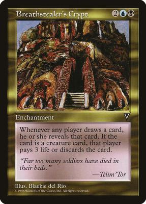 Breathstealer's Crypt card from Visions