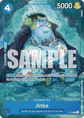 Jinbe card from Starter Deck 17: BLUE Donquixote Doflamingo