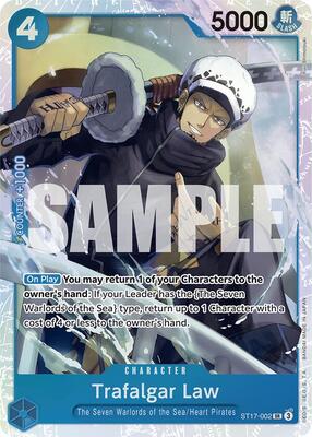 Trafalgar Law (ST17-002) card from Starter Deck 17: BLUE Donquixote Doflamingo