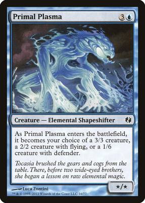 Primal Plasma card from Duel Decks: Venser vs. Koth