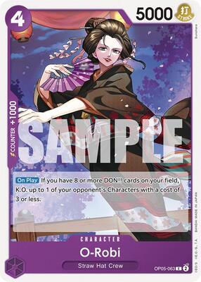 O-Robi card from Starter Deck 18: PURPLE Monkey.D.Luffy