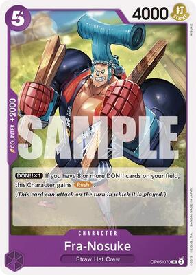 Fra-Nosuke card from Starter Deck 18: PURPLE Monkey.D.Luffy