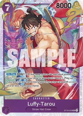 Luffy-Tarou card from Starter Deck 18: PURPLE Monkey.D.Luffy
