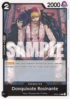 Donquixote Rosinante card from Starter Deck 19: BLACK Smoker