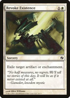 Revoke Existence card from Duel Decks: Venser vs. Koth