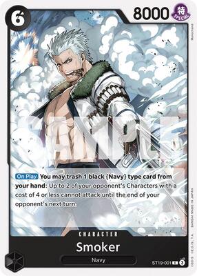 Smoker (ST19-001) card from Starter Deck 19: BLACK Smoker