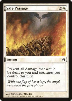 Safe Passage card from Duel Decks: Venser vs. Koth