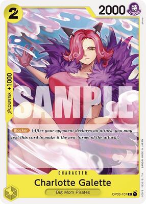Charlotte Galette card from Starter Deck 20: YELLOW Charlotte Katakuri