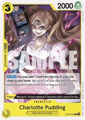 Charlotte Pudding (ST20-004) card from Starter Deck 20: YELLOW Charlotte Katakuri