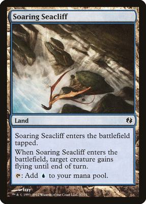 Soaring Seacliff card from Duel Decks: Venser vs. Koth