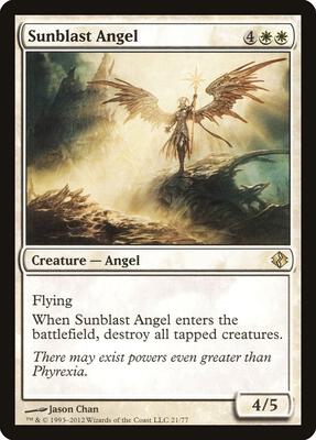 Sunblast Angel card from Duel Decks: Venser vs. Koth