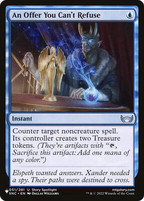 An Offer You Can't Refuse card from The List Reprints