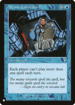 Arcane Laboratory card from The List Reprints