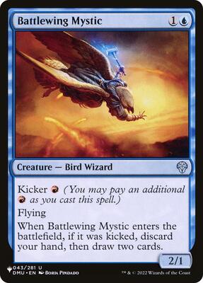 Battlewing Mystic card from The List Reprints