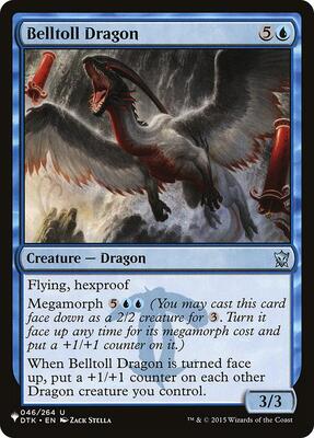 Belltoll Dragon card from The List Reprints