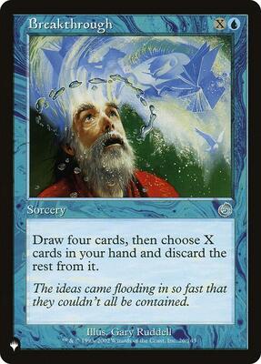 Breakthrough card from The List Reprints