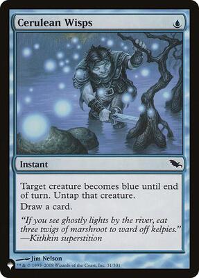 Cerulean Wisps card from The List Reprints