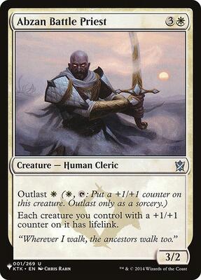 Abzan Battle Priest card from The List Reprints