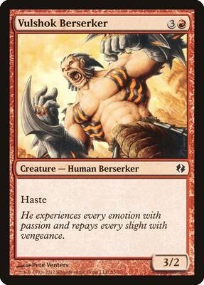Vulshok Berserker card from Duel Decks: Venser vs. Koth