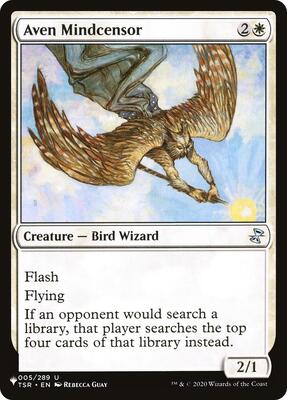 Aven Mindcensor card from The List Reprints