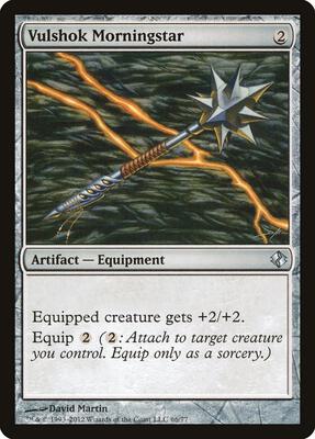 Vulshok Morningstar card from Duel Decks: Venser vs. Koth