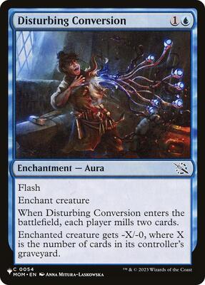 Disturbing Conversion card from The List Reprints