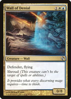 Wall of Denial card from Duel Decks: Venser vs. Koth