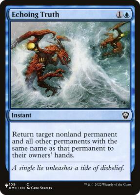 Echoing Truth card from The List Reprints